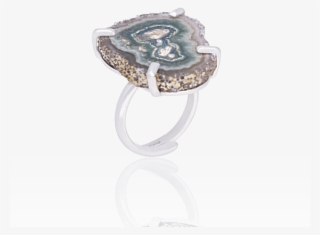 Amethyst Stalactite Sterling Silver Ring - Pre-engagement Ring