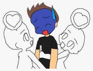 So Many Fangirls Its Scary - Love Triangle Drawing Base