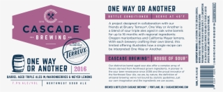 One Way Or Another - Cascade One Way Or Another