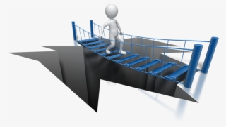 Stick Figure Bridge Chasm 800 Clr - Pitfalls Png