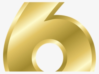 Numbers Clipart Six - Circle