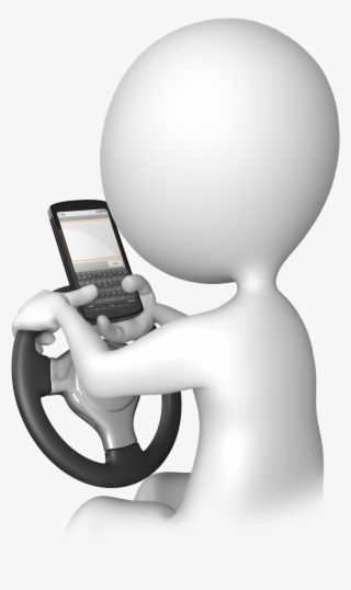 3d Human, 3d Icons, Little People, Stick Figures, White - Stick Figure Texting While Driving
