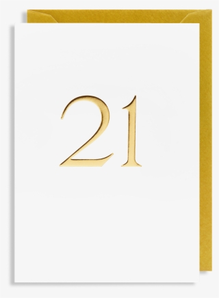 21 Greeting Card - Calligraphy