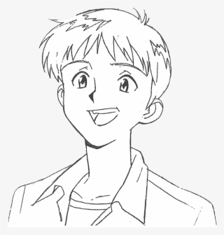 Have An Adorable Transparent Shinji C - Cartoon