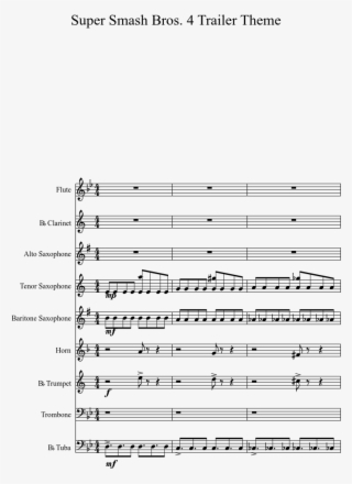 Super Smash Bros Wii U Trailer Music - Mystery Skulls Magic Piano Sheet