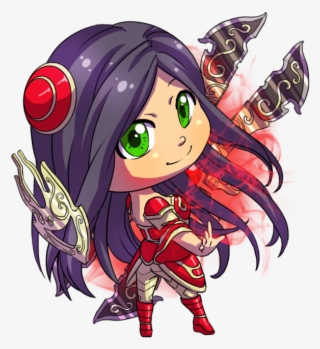 Chibi Irelia - League Of Legends Chibi Irelia