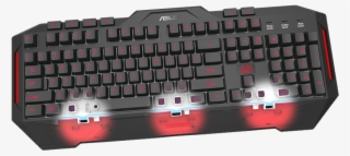 An Integrated Drain Hole Prevents Liquids Trapped Inside - Asus Cerberus Mkii Gaming Keyboard