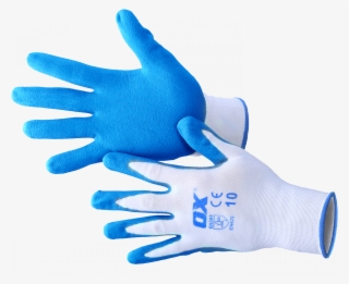 Ox Polyester Lined Nitrile Glove