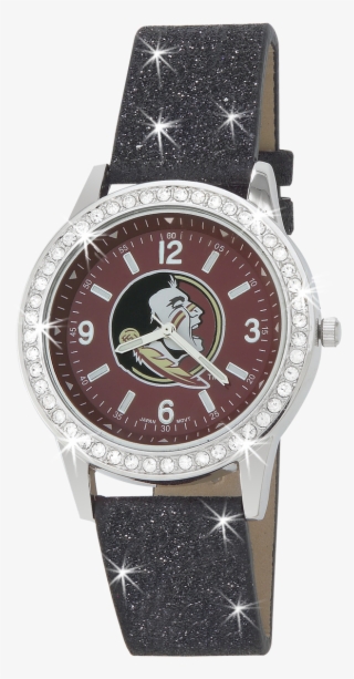 Florida State Seminoles Glitter Watch - Sonata Nf7987yl03j
