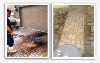 Paver Cleaning, Repair & Sealing - Concrete