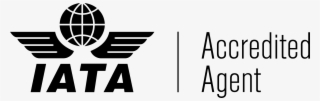 Partner Logo - Iata Accredited Agent Logo Black White