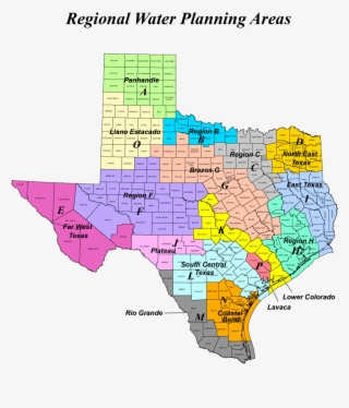 On May 19th, The Texas Water Development Board Approved - Texas Regional Water Plans Map