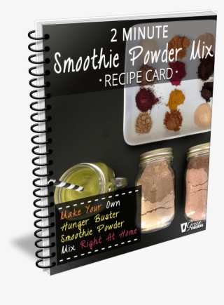 2 Minute Smoothie Powder Mix Recipe Card - Cosmetics