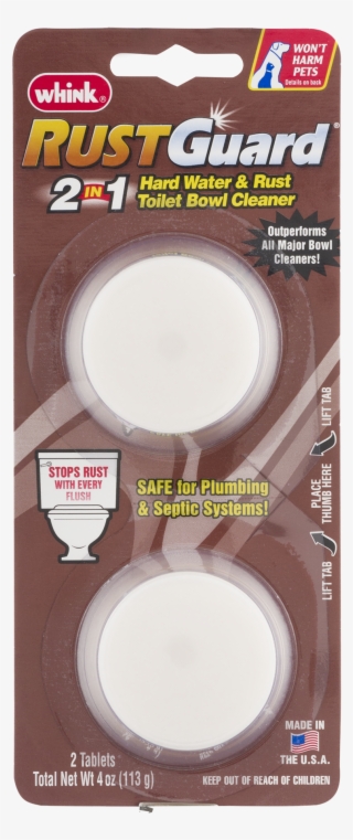 Whink Rust Guard 2 In 1 Hard Water & Rust Toilet Bowl - Whink Rust Guard Bowl Cleaner