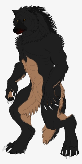 A Full Body Commission From Fenrirsulfer Of Shane Shortly - Werewolf Fenrirsulfer