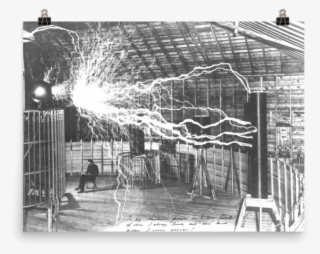 Nikola Tesla In His Colorado Springs Experimental Station - Nikola Tesla Labor