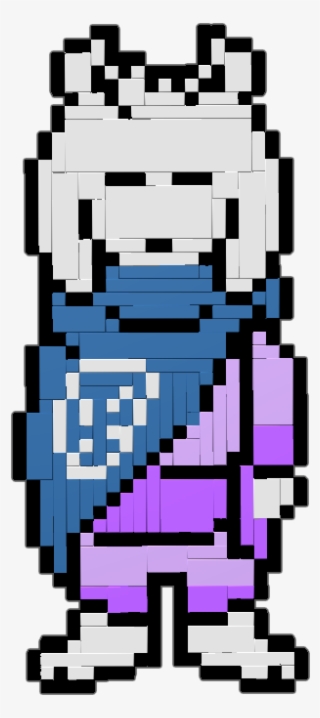 For Ut Lovers And Dreemurr Reborn Fans - Pixel Art Undertale Toriel