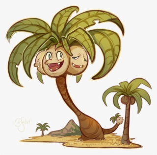 Alolan Exeggutor By Oddsocket - Illustration