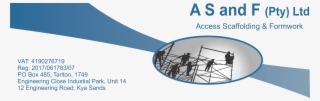 A S And F Pty Ltd Access Scaffolding And Formwork - Circle