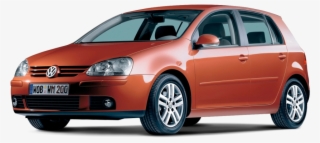 Orange Volkswagen Golf - Volkswagen Golf Mk5
