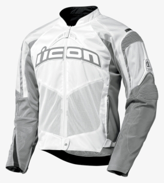 Mens Icon Contra White Textile Armored Motorcycle Riding - Icon Contra Jacket