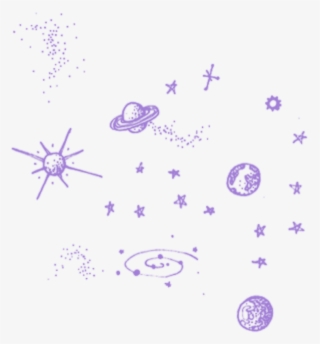 Stickers Sticker - Simple Solar System Doodle