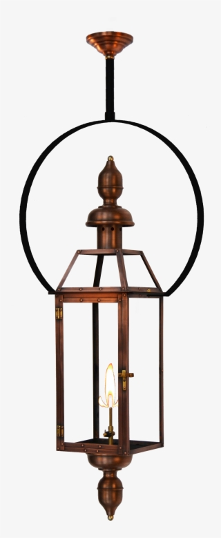 Oakley Lantern With London Top And Bottom Finials On - Brass