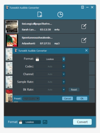 2set Output Format For Chromecast Audio - Tuneskit Audible Converter