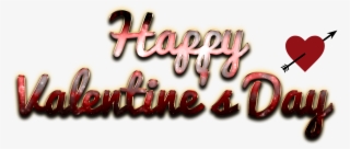 Happy Valentines Day Word - Calligraphy