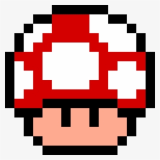 Super Mario - Mushroom - Pixel Mario Mushroom Gif