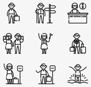 Travel People - Girls Squad Icon Png