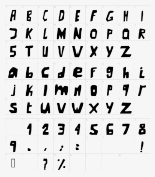 New Download Characters - Oswald Typographie