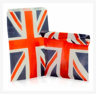Union Jack Design Kraft Paper Counter Bags X - Flag