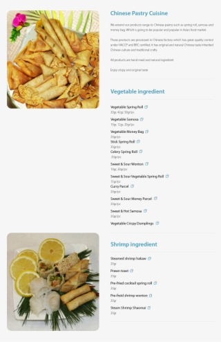 Oriental Pacific Seafood Corp - Penne