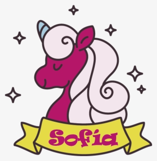 Vinilo Unicornio Con Nombre Personalizado - Nursery