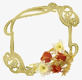 Deixo Aqui Varias Frames Png Oval Com Flores Para Enfeite