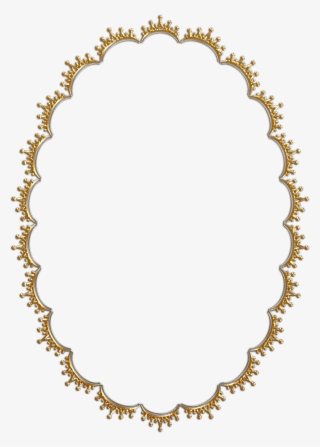 Рамки Пнг Золотые - Golden Round Frame Png