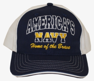 12252 - U - S - Navy Hat America Home Of The Brave - Baseball Cap