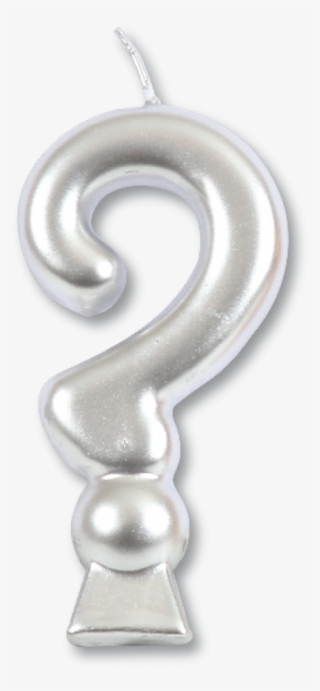 Vela Interrogação Prata - Vela De Interrogação