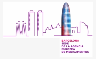Logotipo De La Candidatura De Barcelona Agencia Europa - Skyscraper