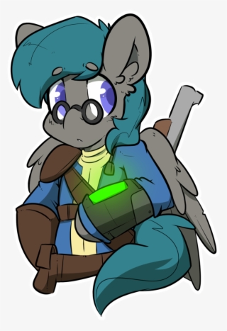 Bbsartboutique, Fallout, Glasses, Male, Oc, Oc Only, - Cartoon