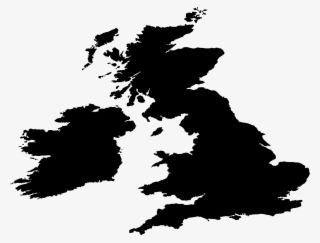And Then Use The Magic Wand Or Similar Selection Tools - Silhouette Map Of The Uk