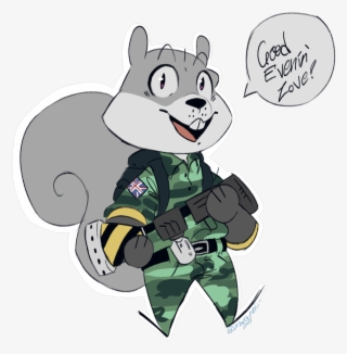 Its War Some Squirrels From Conkers Bad Fur Day - Cartoon