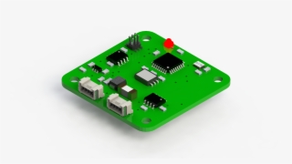 3d View Of The Top Of The Pressure Sensor - Electronic Component