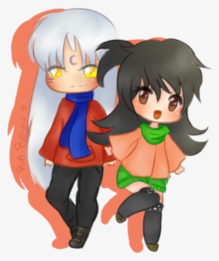 #rin #sesshomaru #sesshomaruxrin - Cartoon