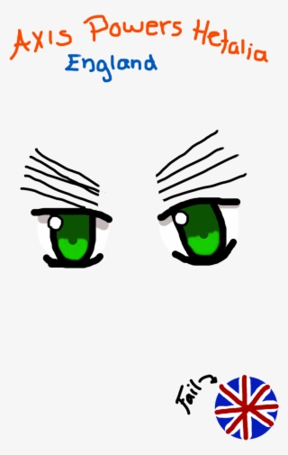 Axis Powers Hetalia- England's Eye Design - Illustration