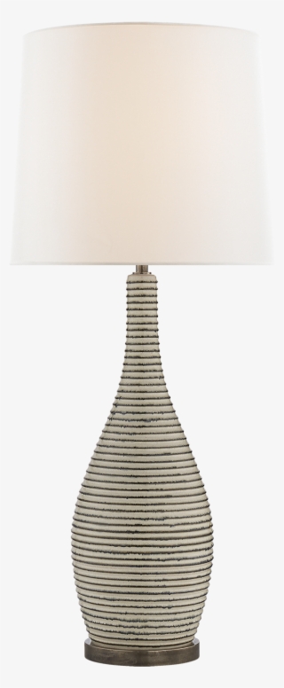 Sonara Table Lamp In Ivory And Chalk Black Pearl With - Lampshade