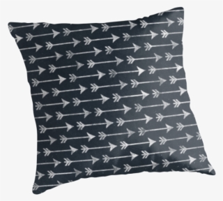 Chalkboard Black And White Tribal Arrow Pattern By - Cushion