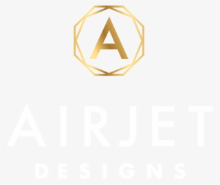 Logo Blanc Airjet Designs - Emblem