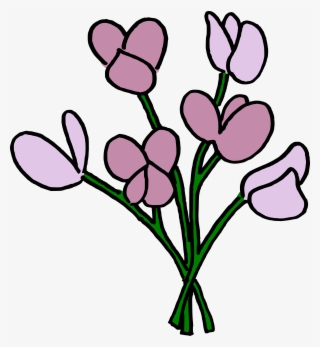 Smelling Flower Clipart - Tulip